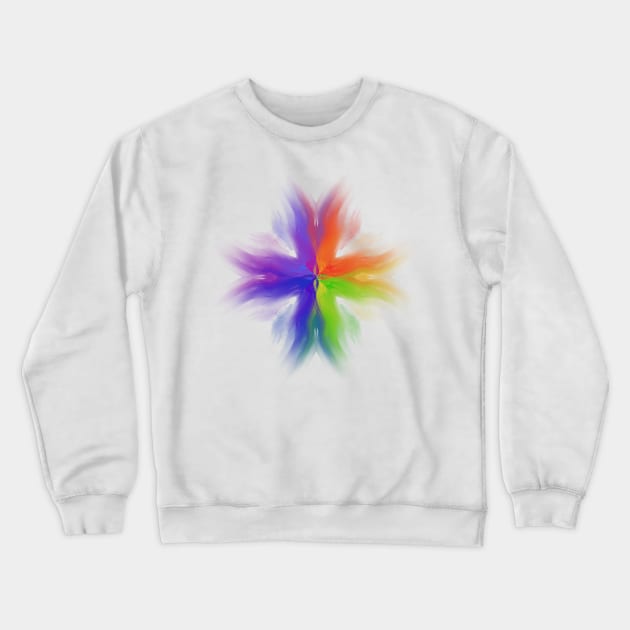 Rainbow cross Crewneck Sweatshirt by Meo Design